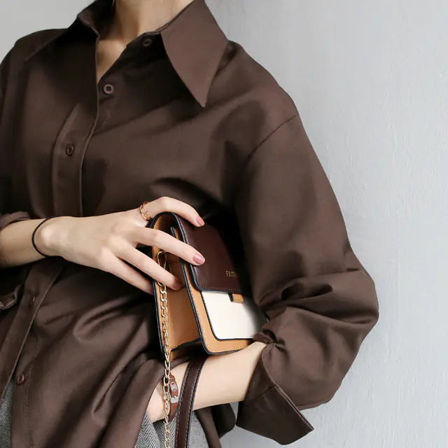 Casual Solid Color Long Sleeve Blouse
