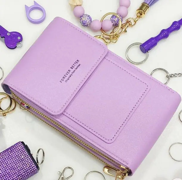 Asiatic Touch Screen Crossbody Phone Bag