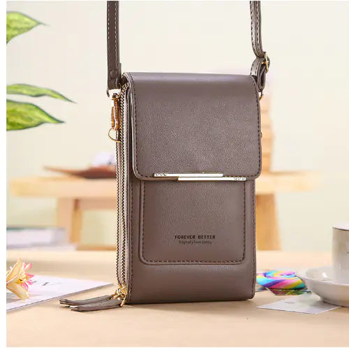 Asiatic Touch Screen Crossbody Phone Bag
