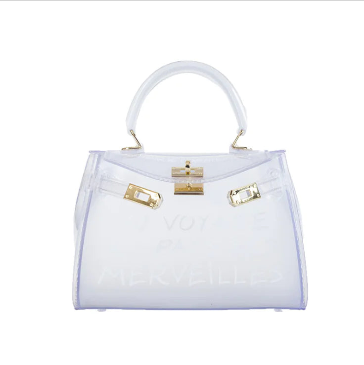 Shoulder Bag, Kelly Bag, Jelly Bag, Transparent Crossbody