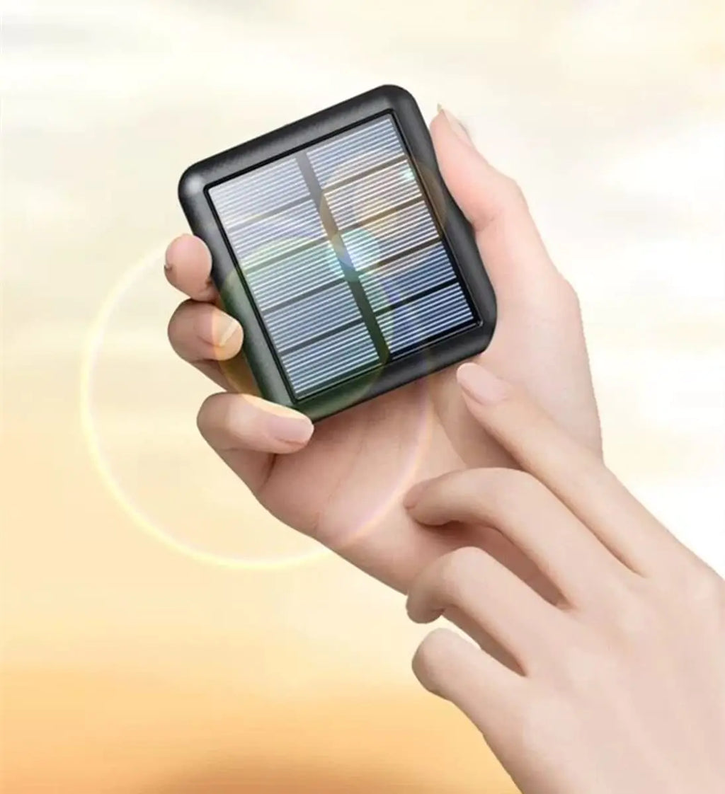 Solar Boost Mini 15000mAh Solar Power Bank – Compact, Smart & Multi-Device Charging