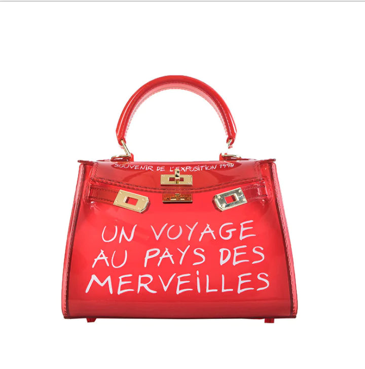 Shoulder Bag, Kelly Bag, Jelly Bag, Transparent Crossbody