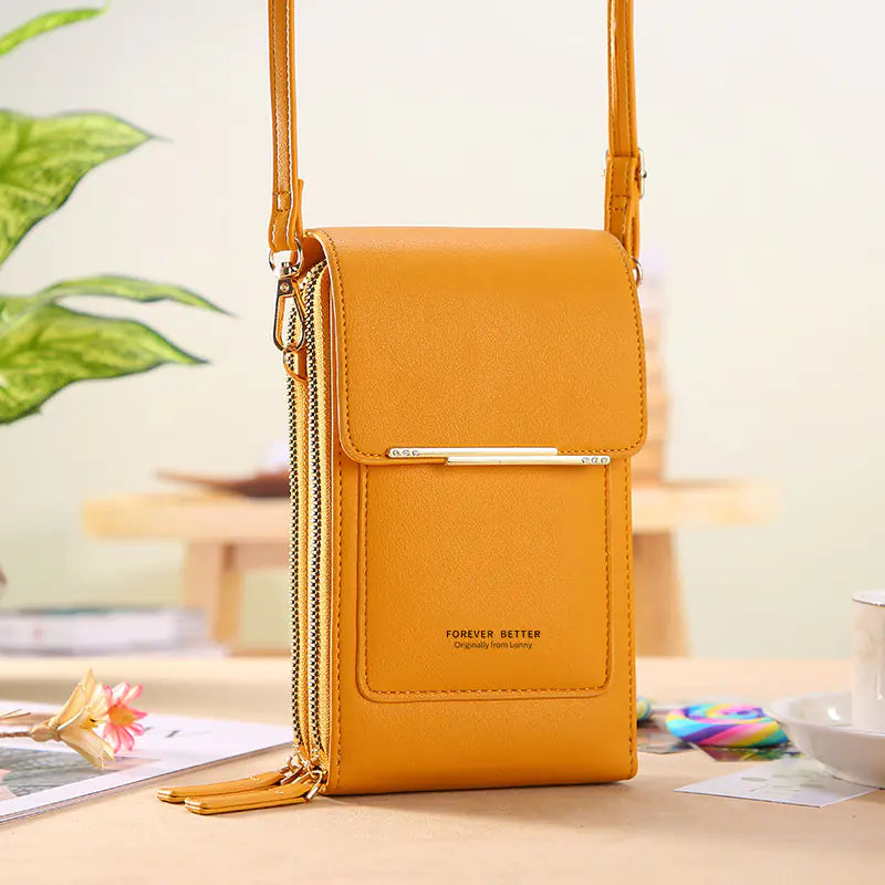 Asiatic Touch Screen Crossbody Phone Bag