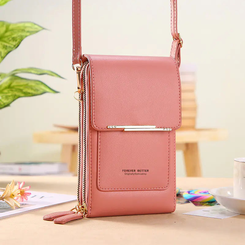 Asiatic Touch Screen Crossbody Phone Bag