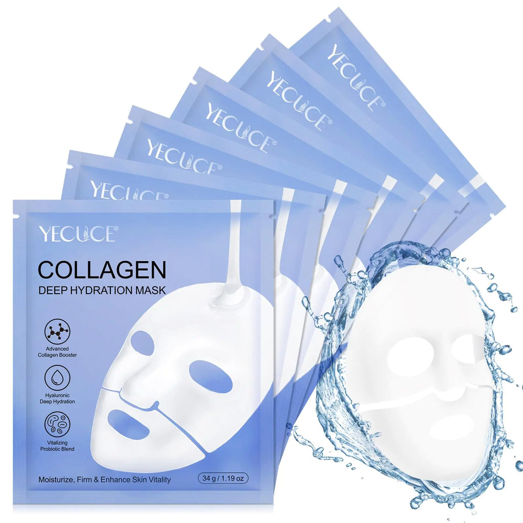 Collagen Face Mask Bio-Collagen Real Deep Mask -✨ Collagen Rejuvenating Facial Mask: Embrace the Glow