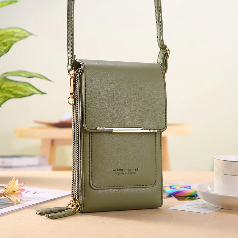 Asiatic Touch Screen Crossbody Phone Bag