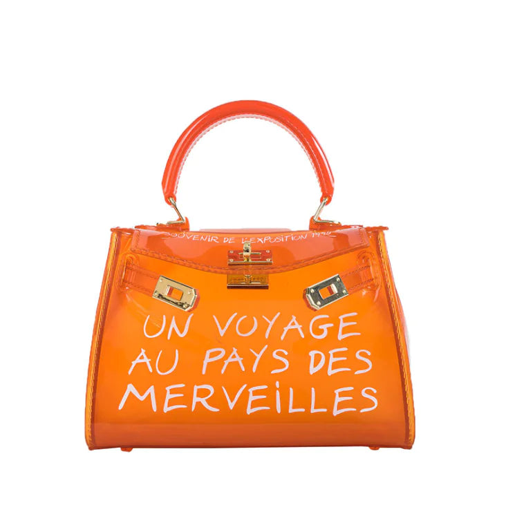 Shoulder Bag, Kelly Bag, Jelly Bag, Transparent Crossbody