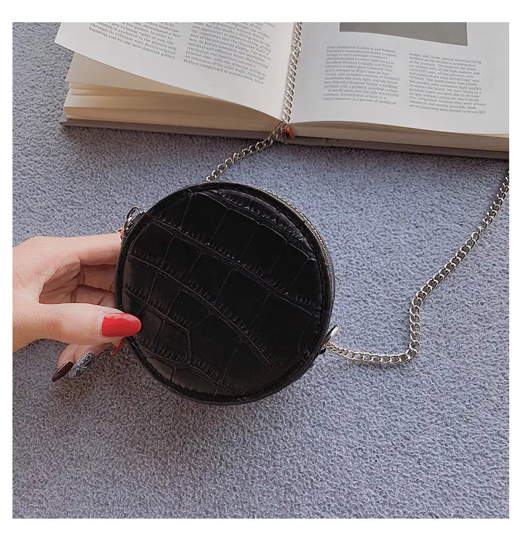 Mini Women's Shoulder Crossbody Bag with Chain Strap